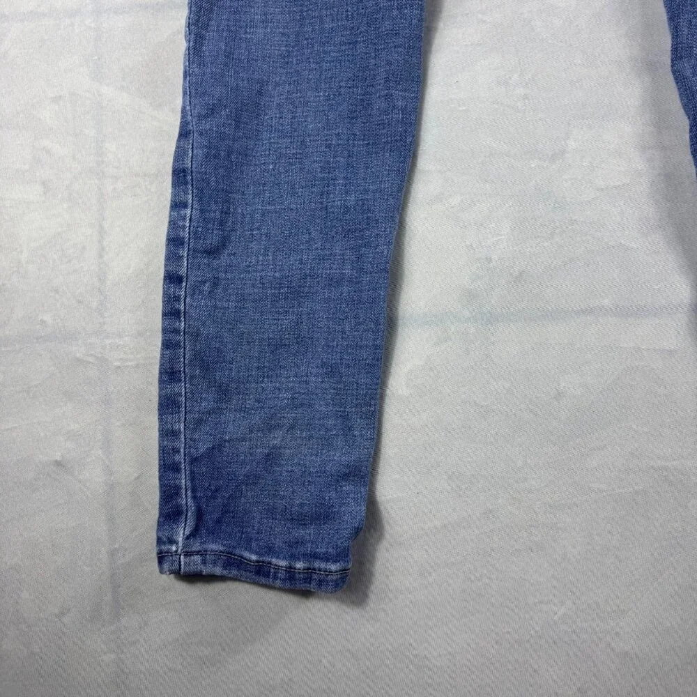 Y2K Levi's Skinny‎ Jeans Womens Blue Denim 721 High Rise 5-Pocket Comfort 28x28 - Picture 9 of 16